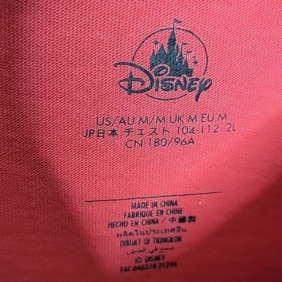 Disney The One & Only Mickey Mouse Long Sleeve Embroidered  Shirt Size Medium - Picture 4 of 6